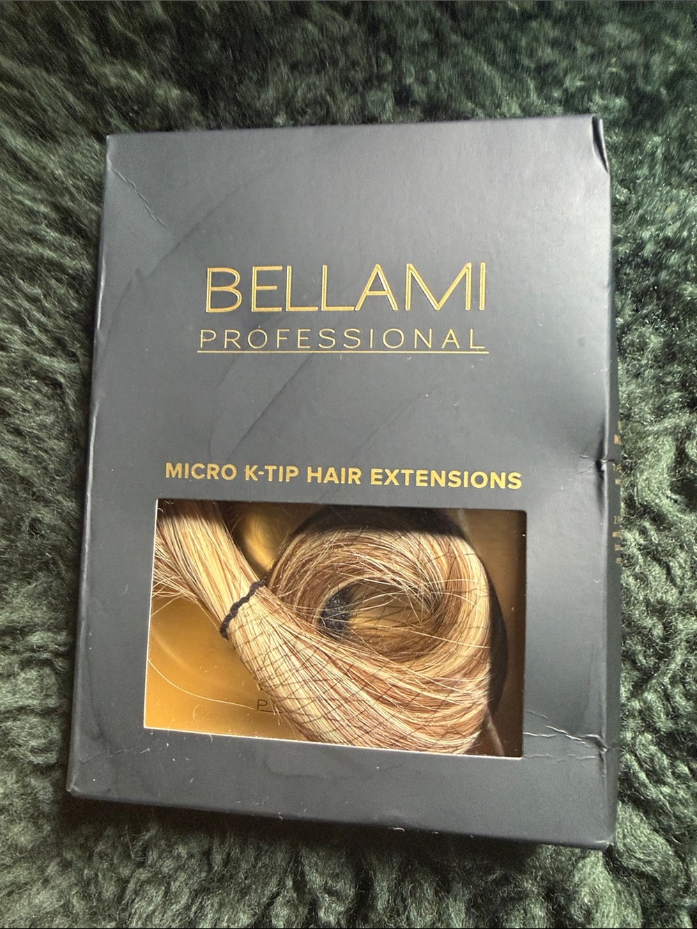 BELLAMI Blonde Micro K-Tip Hair Extensions  hot toffee 16 inch 25 g new!